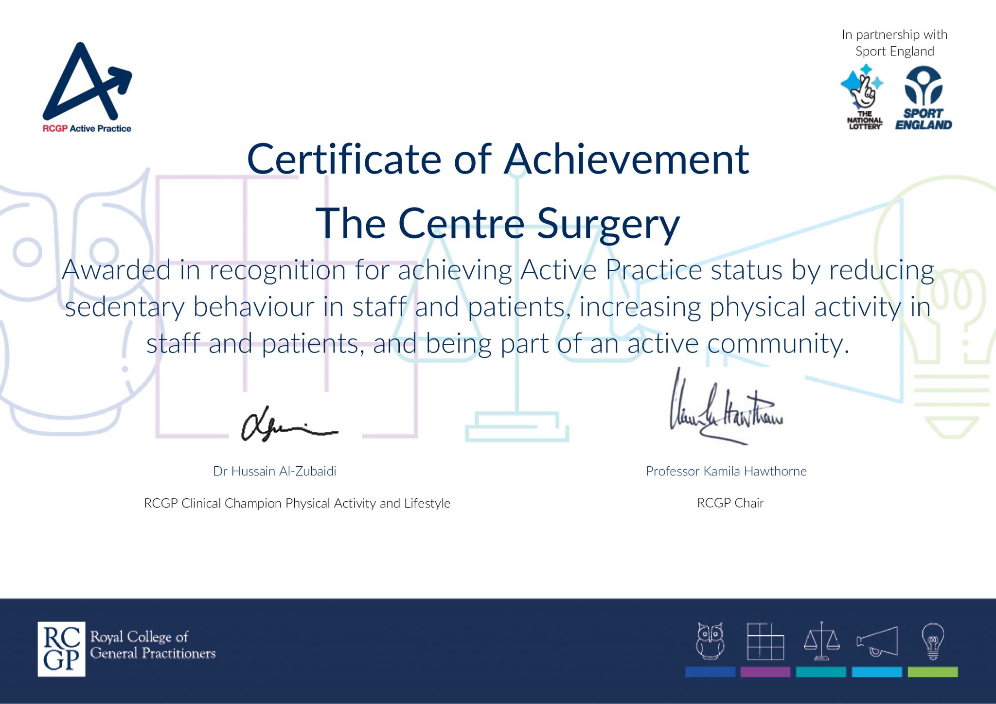 Certified Active Practice • The Centre Surgery